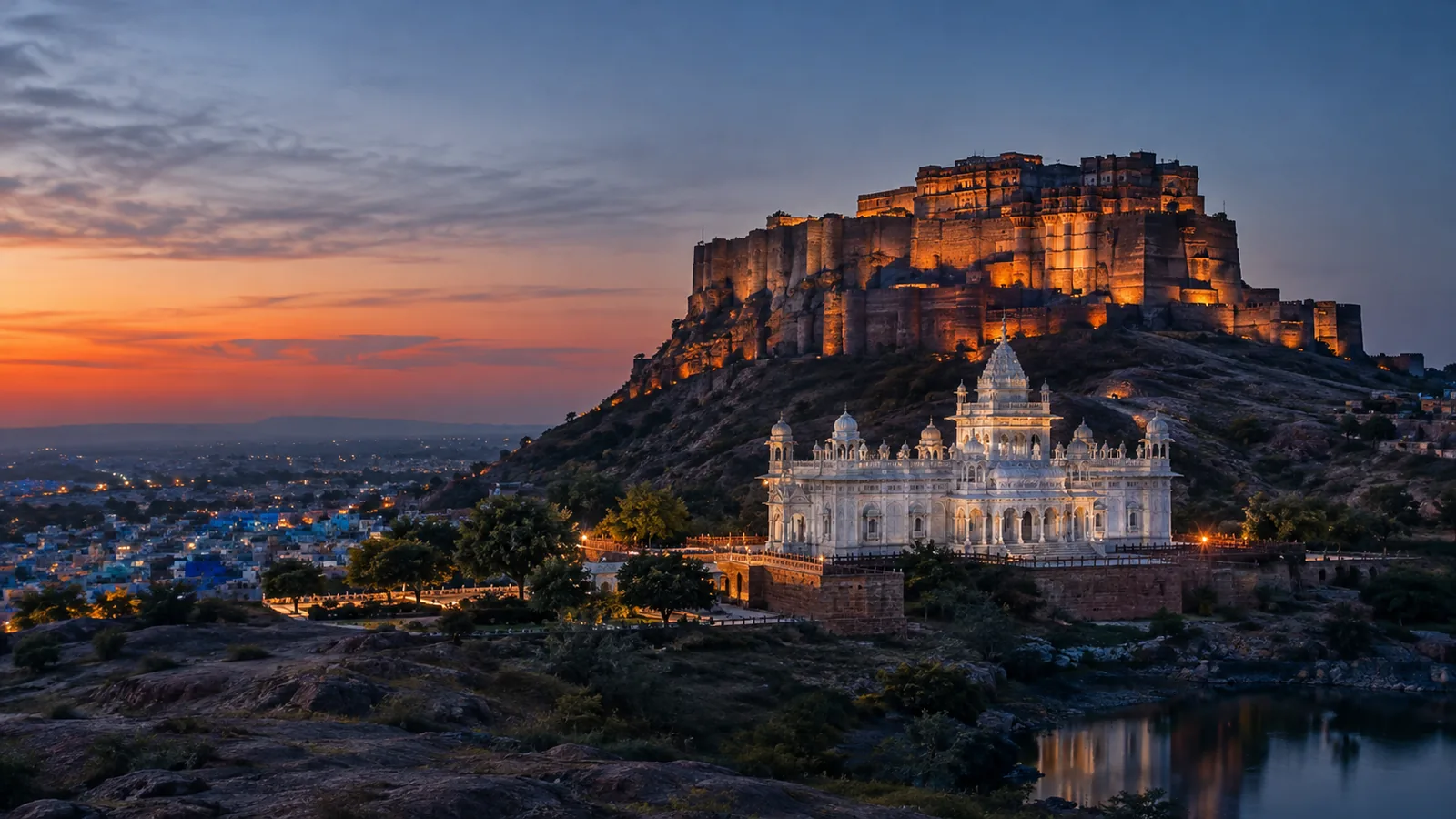 Forte Mehrangarh e Jaswant Thada